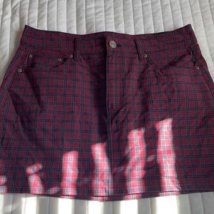 Plaid skirt